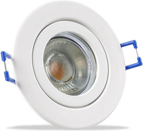 IP44 LED Inbouwspot Eliana - badkamer of buiten - Ronde spot - Wit - Koel Wit - 4000K - 4Watt - Philips
