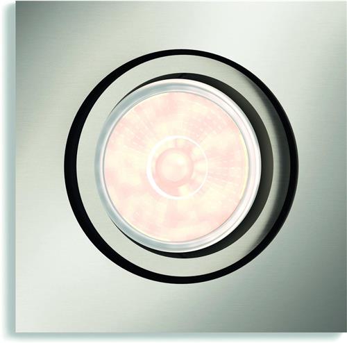 Philips Donegal - Inbouwspot - 1 Lichtpunt - mat chroom