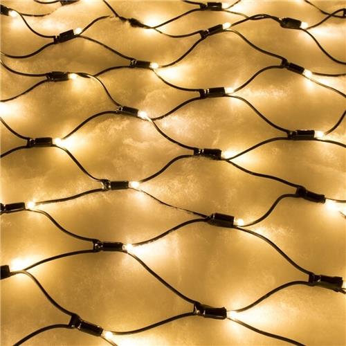 Koppelbare netverlichting | 12 m² | 1200 LEDs | warm wit | rubber