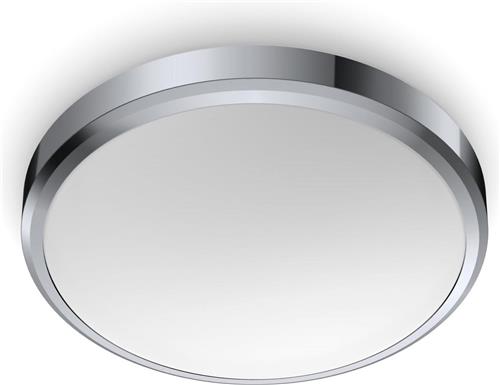 Philips Doris badkamerplafonnière - chroom - groot - 17 W