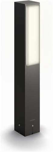 Philips Stratosphere sokkellamp - Ultra Efficient - antraciet - 3,8W