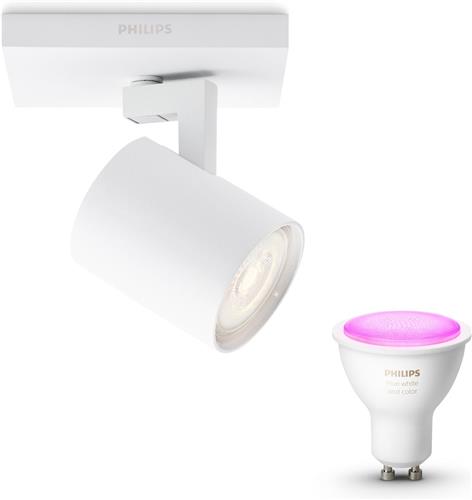 Philips Hue Runner Opbouwspot (Wit) - Wit en Gekleurd Licht - Wandspot of Plafondspot met 1 Lichtpunt - GU10 - Hue White and Color Ambiance