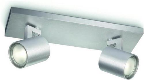 Philips Runner Opbouwspot - GU10  -2x - Zilver