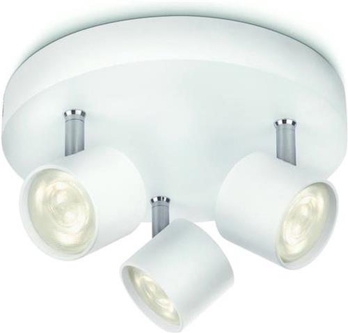 Philips Star opbouwspot - 3-lichts - wit