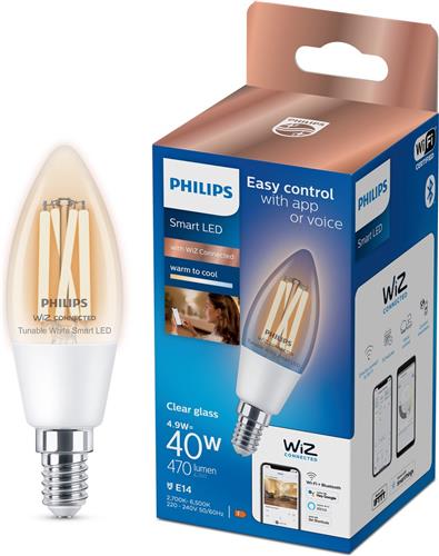 Philips Smart LED E14 5W 470lm 2700K-6500K Kaars