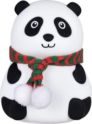 Kerst Panda-nachtlampje-Bedlamp met verschillende lichtkleuren - Oplaadbare batterij - Schattig panda design