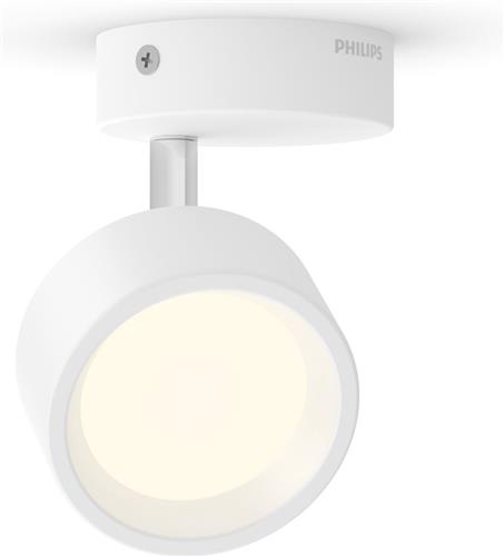 Philips Bracia single spot - Wit - 27K - 1x5.5W