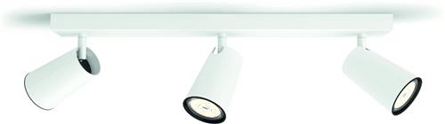 Philips Paisley opbouwspot - 3-lichts - wit