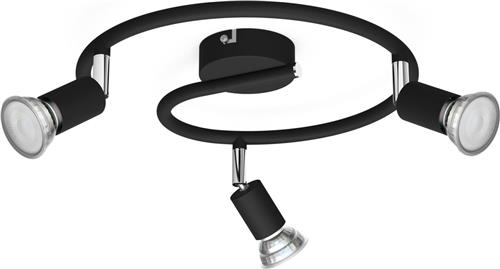 Philips Limbali opbouwspot - 3-lichts - zwart
