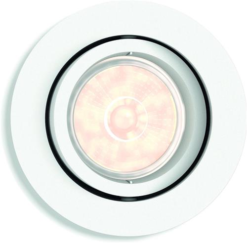 Philips Enneper inbouwspot - 1-lichts - wit - rond