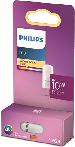 Philips LED 10W G4 Warm Wit