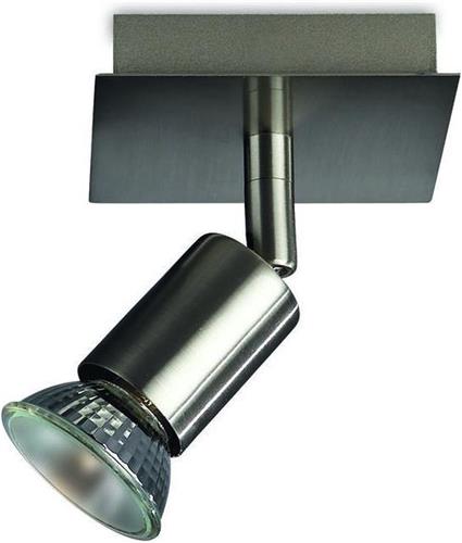 Philips CARREA Opbouwspot GU10 1x Rond Nikkel