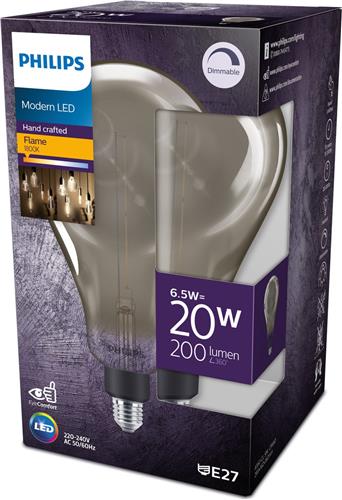 Philips Lighting 871951431537200 LED-lamp E27 Peer 6.5 W = 25 W Warmwit (Ø x l) 162 mm x 293 mm 1 stuk(s)