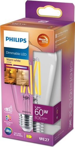 Philips Led Classic 60w St64 E27 Cl Wgd90 Srt4 Verlichting