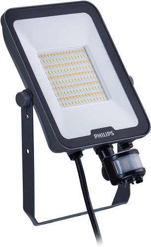 Philips - Philips LED breedstraler Ledinaire BVP167 grijs 50W 6000lm 40D - 830-840-865 | IP65 symmetrisch met bewegingssensor