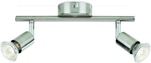 Philips Limbali Opbouwspot - GU10 - 2x Rond - Nikkel