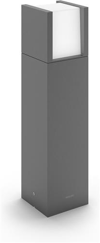 Philips Arbour sokkellamp - Ultra Efficient - antraciet - 3,8W