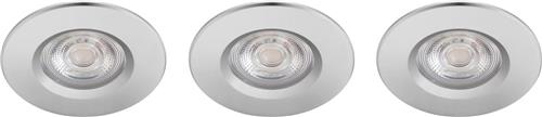 Philips Dive badkamerinbouwspot - 3-lichts - chroom