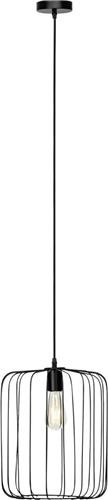 BRILLIANT lamp Flavian hanglamp 32cm zwart mat | 1x A60, E27, 60W, geschikt voor standaardlampen (niet inbegrepen) | Schaal A ++ tot E | Geschikt voor LED-lampen