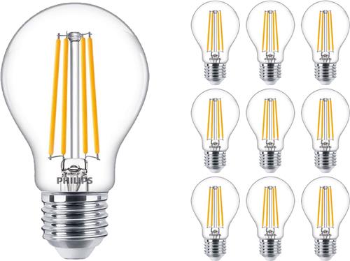 Voordeelpak 10x Philips MASTER Value LEDbulb E27 Peer Helder 5.9W 806lm - 927 Zeer Warm Wit | Beste Kleurweergave - Dimbaar - Vervangt 60W