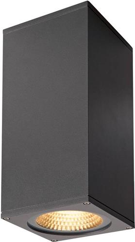 SLV buiten wandlamp Big Theo Wall - antraciet 2xflood