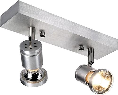 SLV ASTO II - Aluminium geborsteld