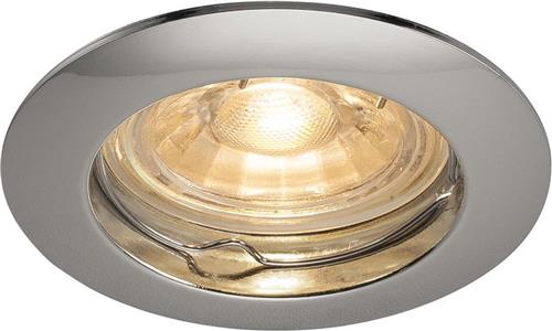 Plafond inbouwspot Pika chroom - 1000715