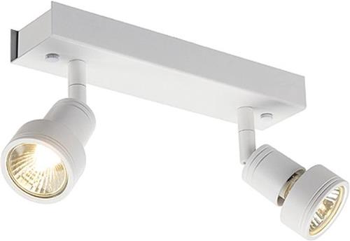 SLV PURI 2 plafondlamp Spotlamp 1x100W Wit 147371