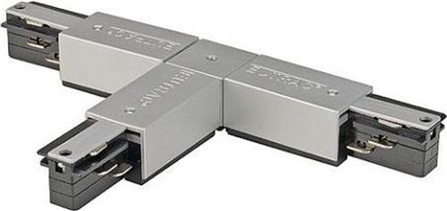 SLV EUTRAC T-verbinding 1 Koppelstuk Grijs Chroom 145644