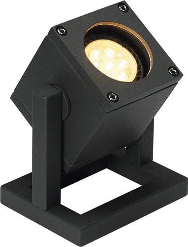 SLV buiten grondspot Cubix 1 - zwart