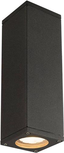 SLV buiten wandlamp Theo Up-Down Out - antraciet