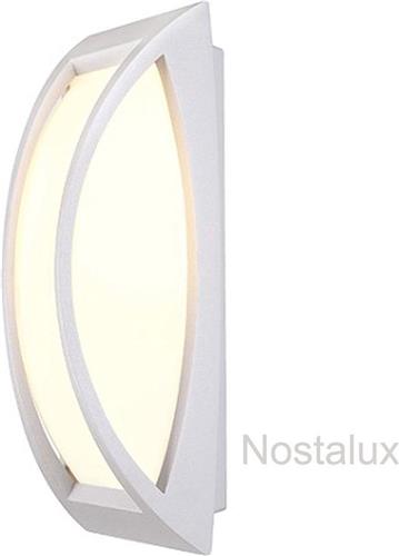 SLV buiten wandlamp Meridian 2 - zilvergrijs