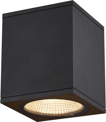 SLV buiten plafondlamp Enola Square M - antraciet