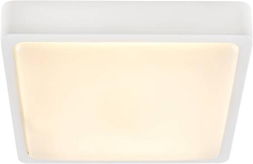 SLV buiten plafondlamp Ainos Square Sensor - wit