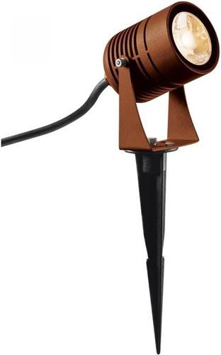 SLV buiten grondspot Led Spike - roest