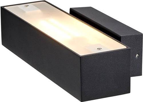 Uplighter Andreas 20cm zwart - 1002927