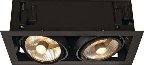 Inbouwspot Kadux 2 ES111 19,5cm zwart - 115550