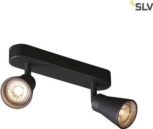AVO wandlamp Double zwart 2xGU10
