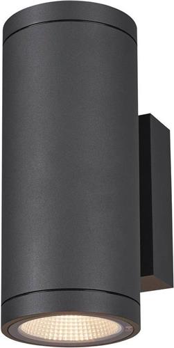 SLV buiten wandlamp Enola Round Up/Down M - antraciet