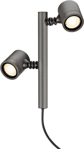 SLV NEW MYRA 2 Sokkellamp - Antraciet - IP44