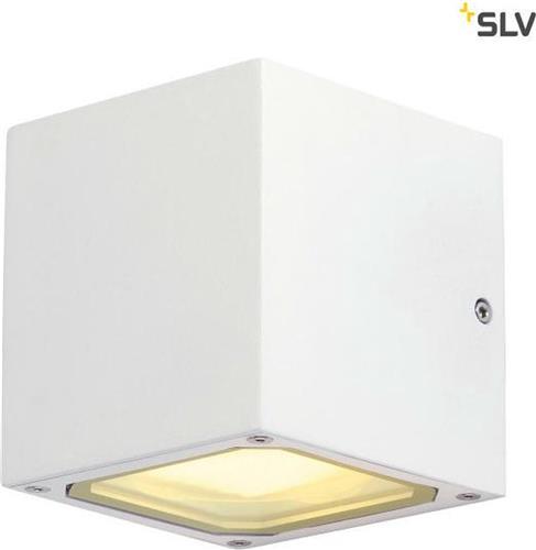 Buitenlamp wandlamp GX53 wit blok
