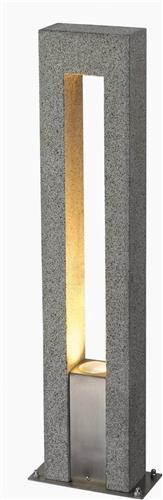 SLV buiten sokkellamp Arrock Arc gu10 - salt/pepper