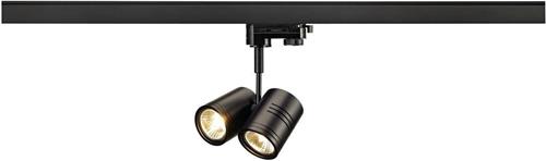 SLV BIMA II lampekop Railverlichting 2x100W Zwart 152230