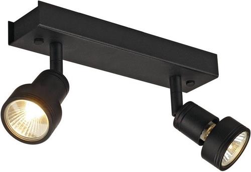 SLV PURI 2 plafondlamp Spotlamp 1x100W Zwart 147370