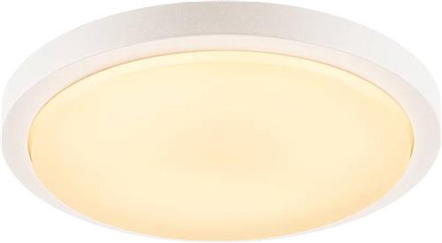 SLV buiten plafondlamp Ainos Sensor rond - wit