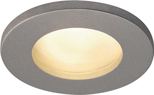 Inbouwspot Dolix Out GU10 Round voor buiten zilvergrijs - 1001167
