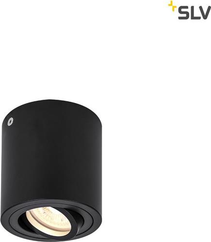 Ronde downlight Triledo GU10 8,5cm zwart - 1002010