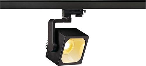 Zwarte railspot Euro Cube 3-fase - 152750