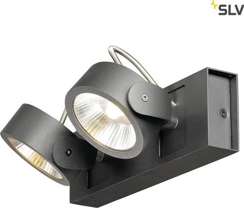 Richtbare spots Kalu Led 2-lichts - 2x24w zwart - 1000129