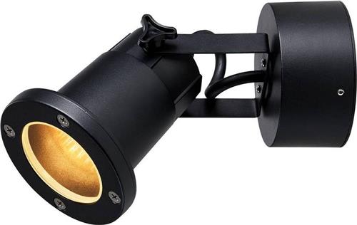 SLV buiten wandlamp Nautilus - zwart